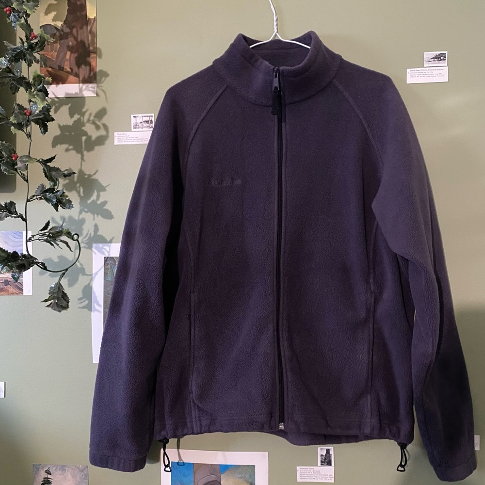 Columbia Purple Zip Up Fleece
